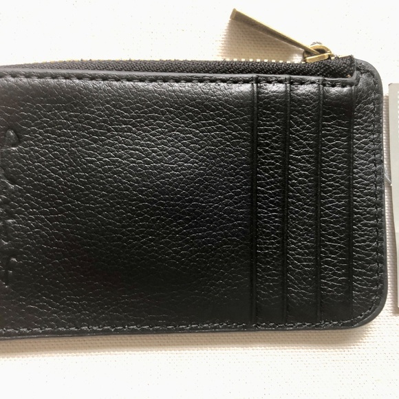 NEW BLACK BEE ZIP AROUND COIN & CARD HOLDER‎ - Picture 2 of 3